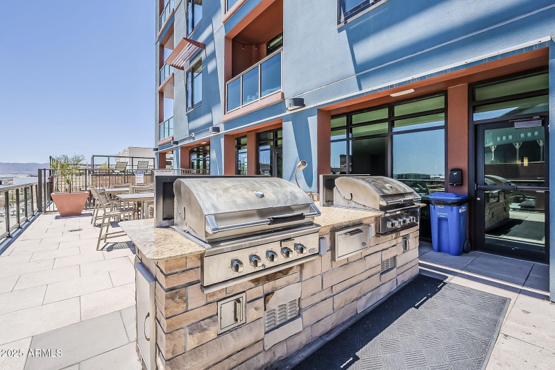 Rooftop grill