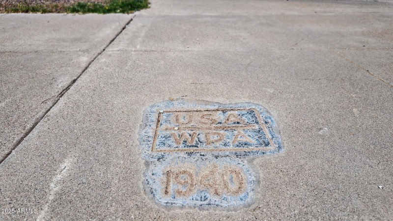 1940 Concrete Stamp