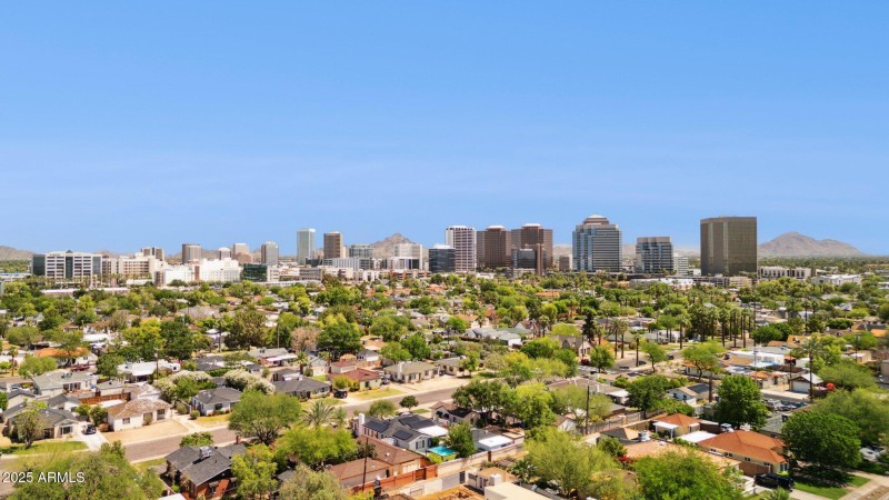 Drone View of Downtown