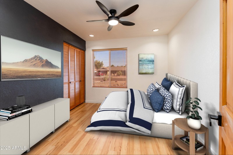Updated 3rd bedroom