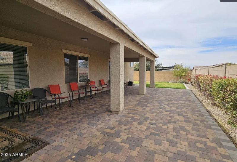 Beautiful paver patio to relax and enjoy