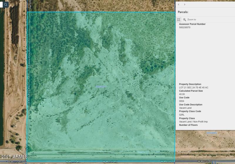 Marsh Road Parcel Map