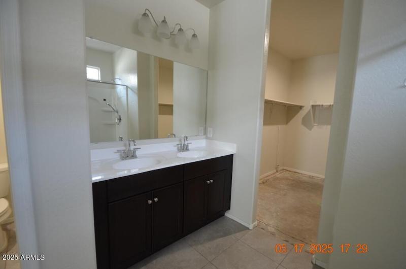 Primary bath vanity sinks