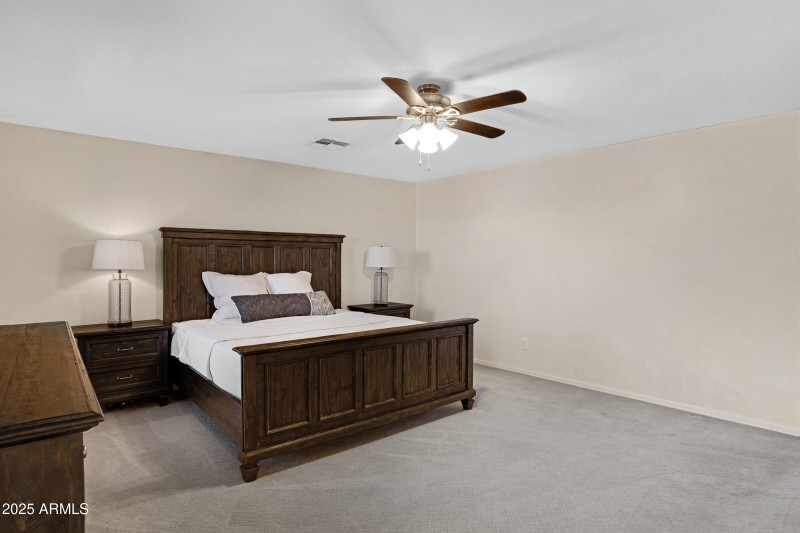 Upstairs primary bedroom