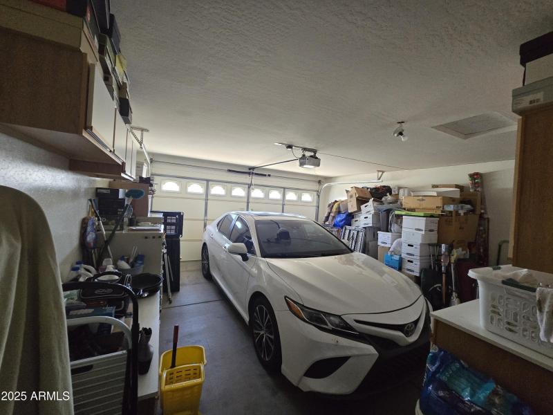 Garage with insulated door