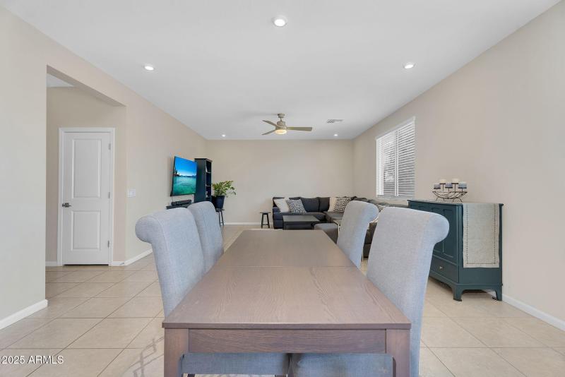 Spacious Dining and Living Combo