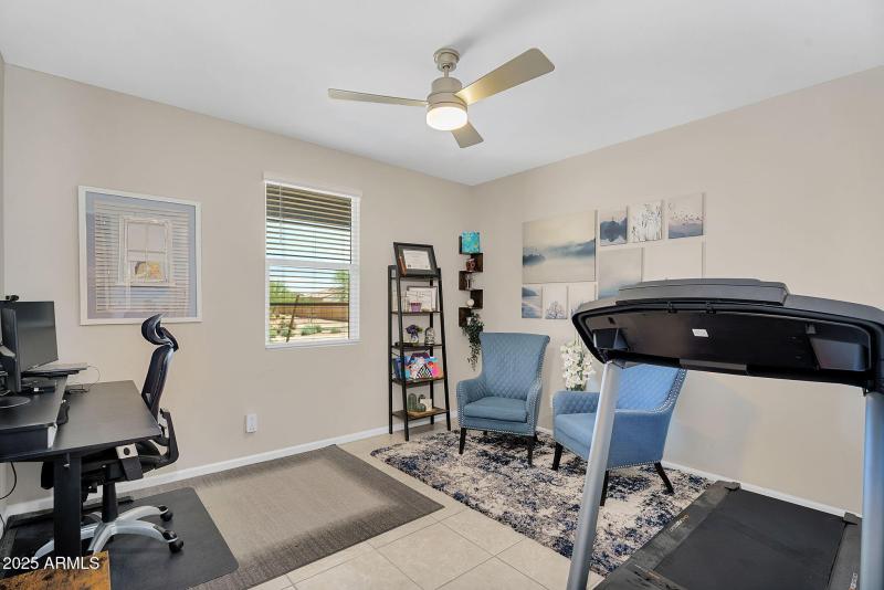 Bright Home Office with a View