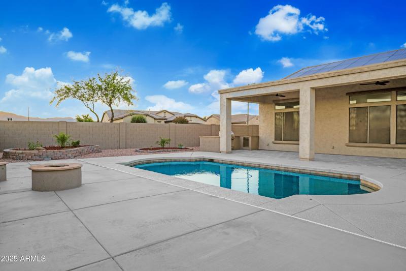Backyard Pool and views