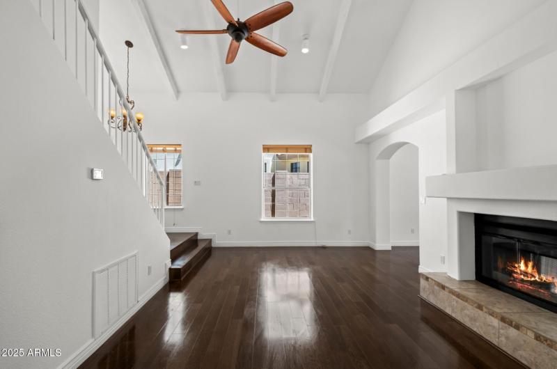 Great room from dining room