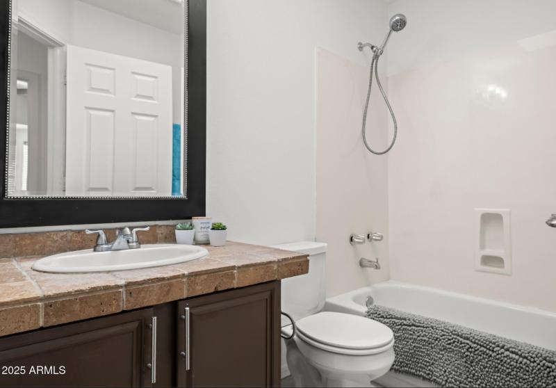 Upstairs second bath