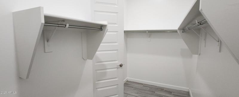Master walk-in closet