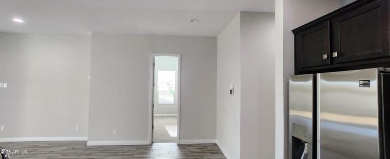 Secondary bedroom access from kitchen