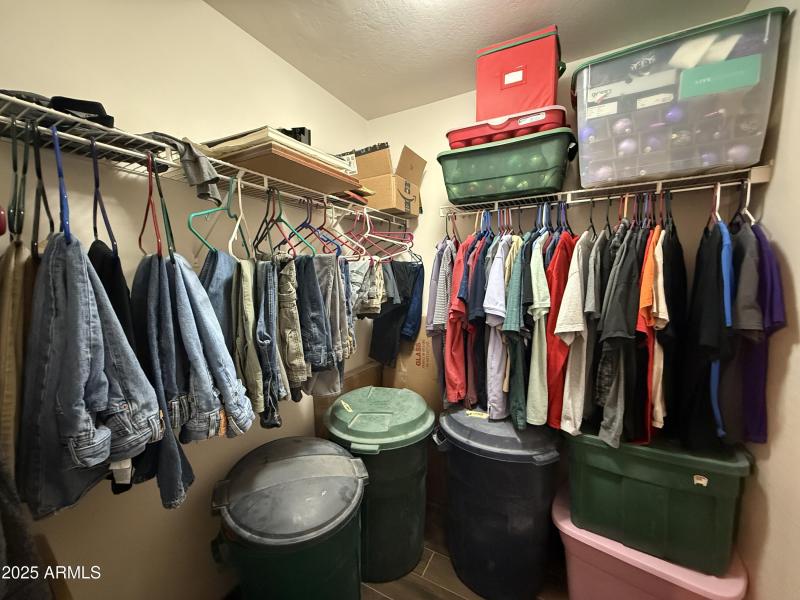 Downstairs Primary Suite Walk-In Closet