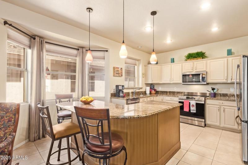 Kitchen from greatroom