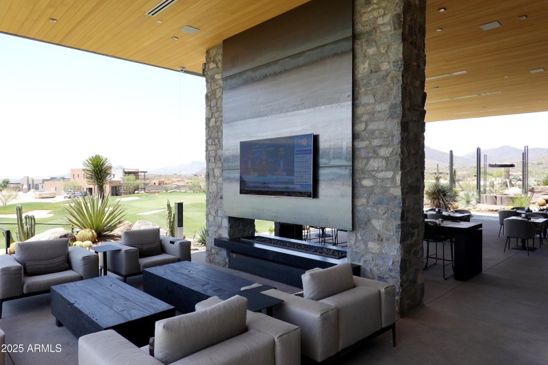 Seven Clubhouse Outside seating area