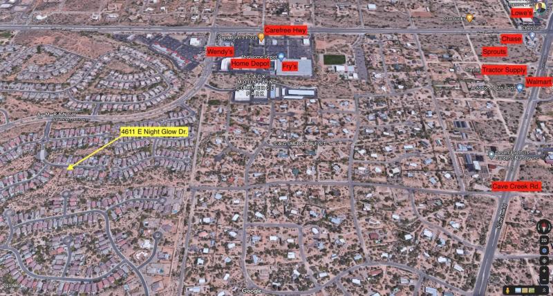 Area MapLooking North