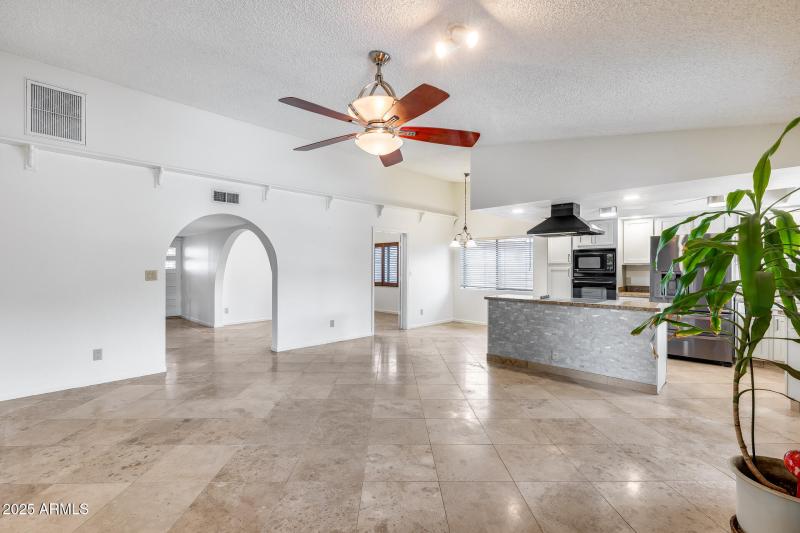 Open view from Living Room