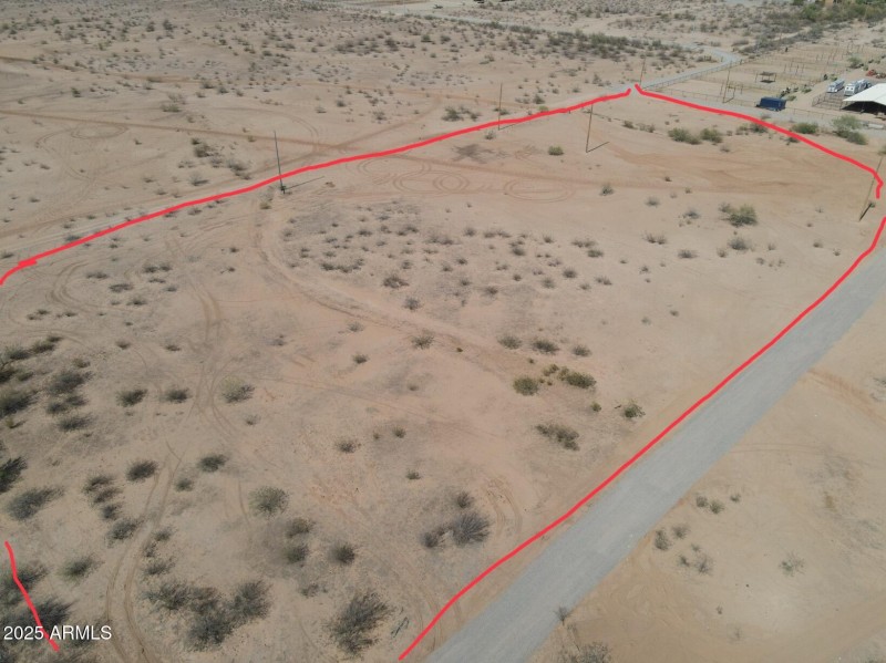 Looking NE from SW Corner