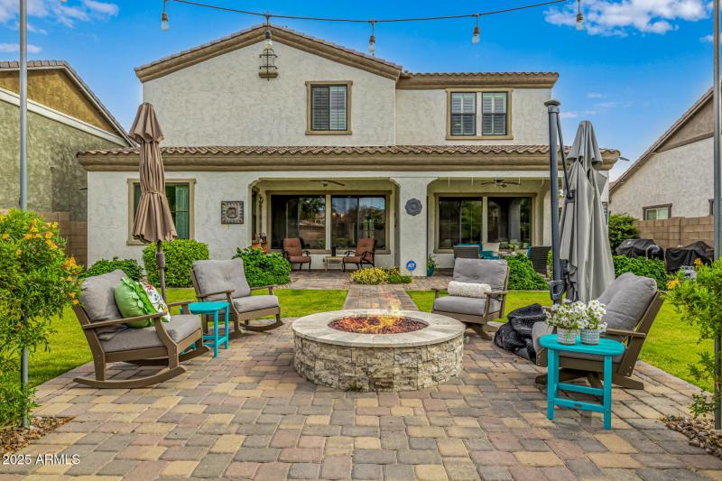 Extended patio areas