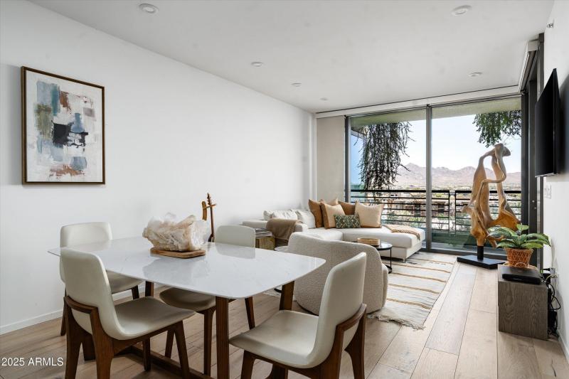 Mountain Views from the dining area