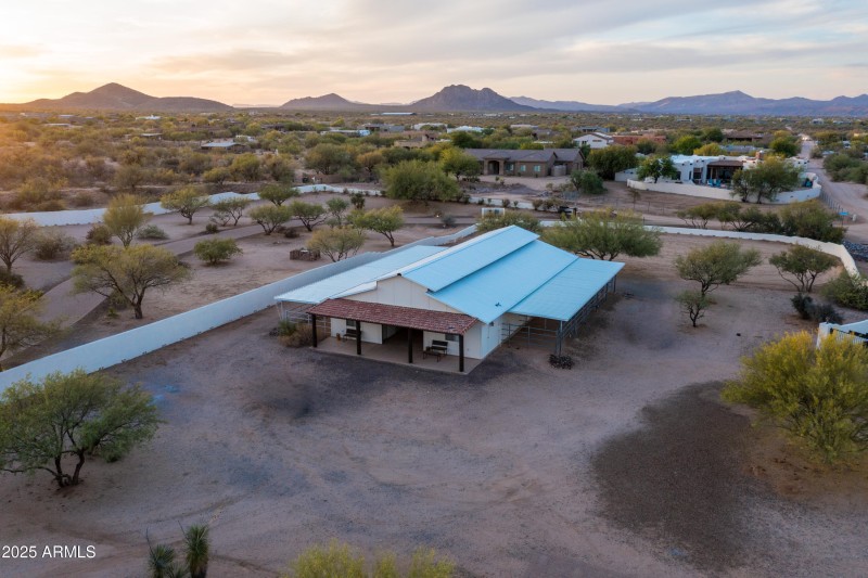 Aerial of Barn