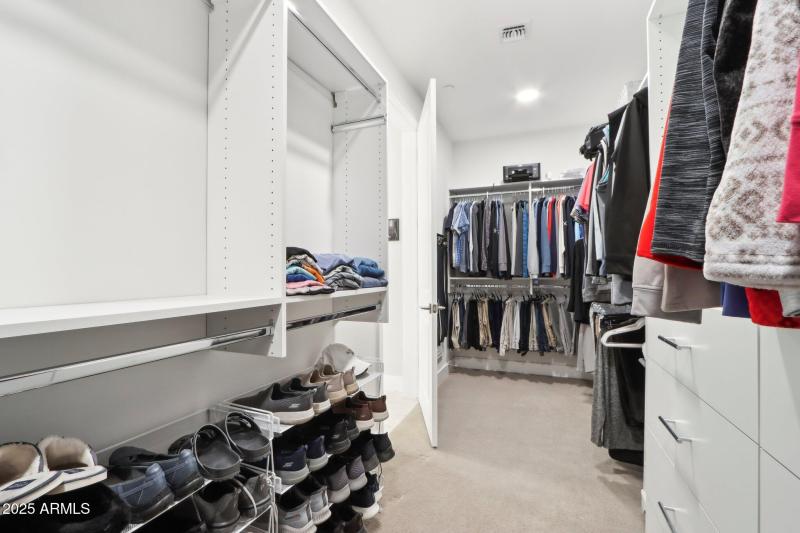 Spacious Walk In Closet