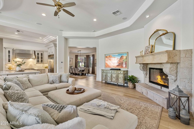 Great Room and Gas Fireplace