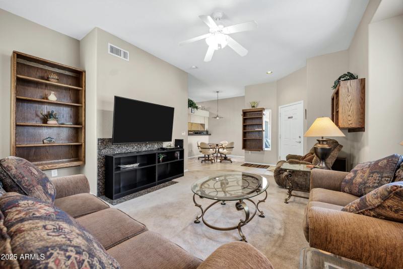 Spacious living room