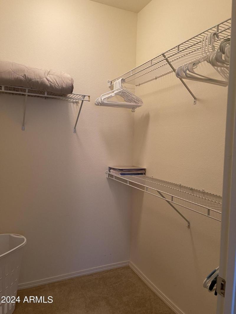 Master walk in closet