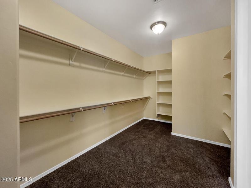 Massive main walk-in closet