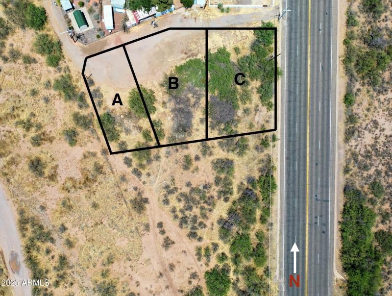 Parcel B* Estimated property lines