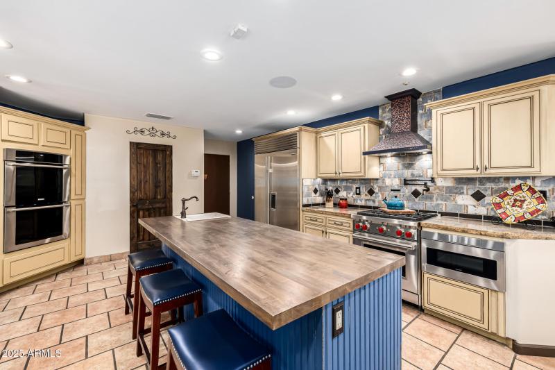 Butcher Block island