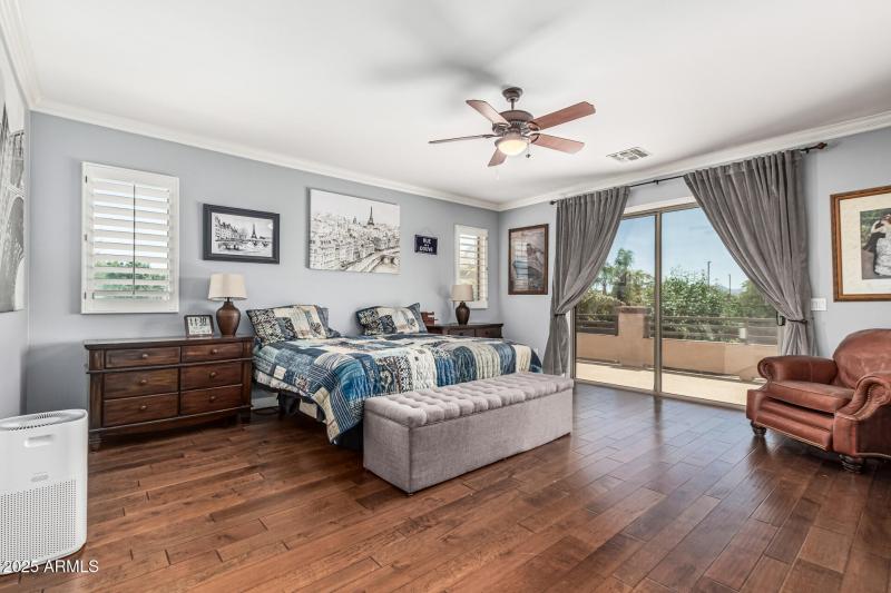 Main Bedroom open to Balcony