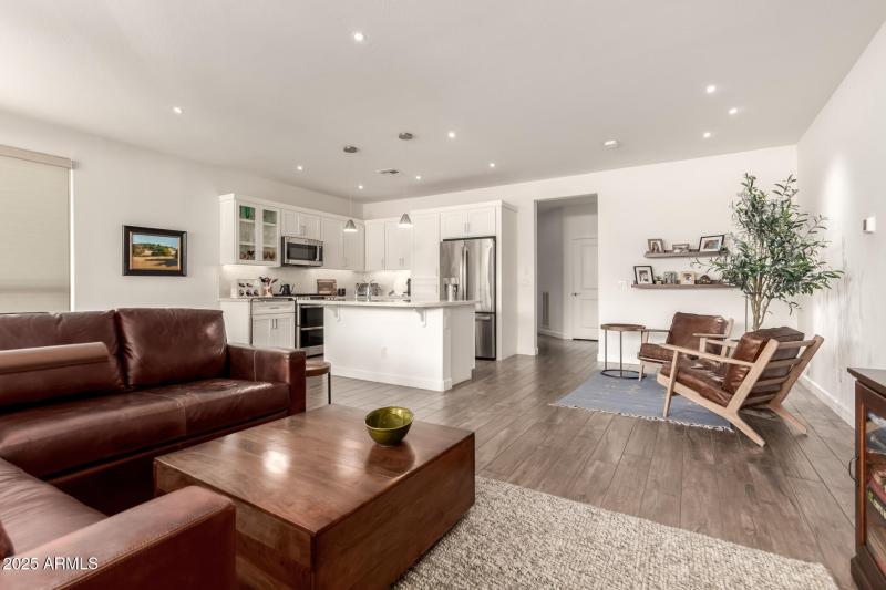 view from living room