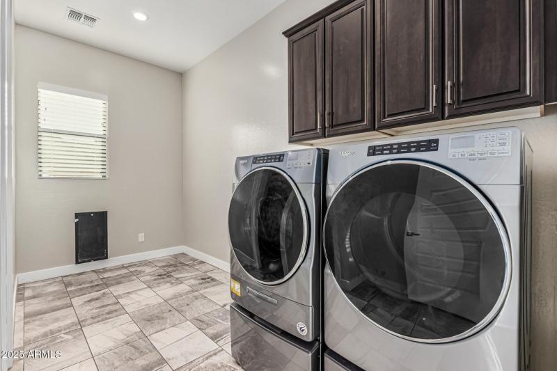 laundry off of primary