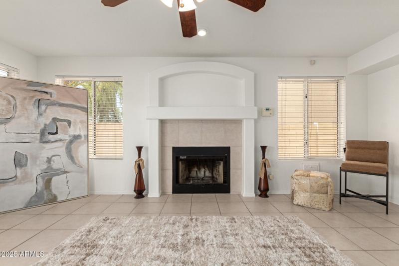 Cozy Fireplace in Living Room