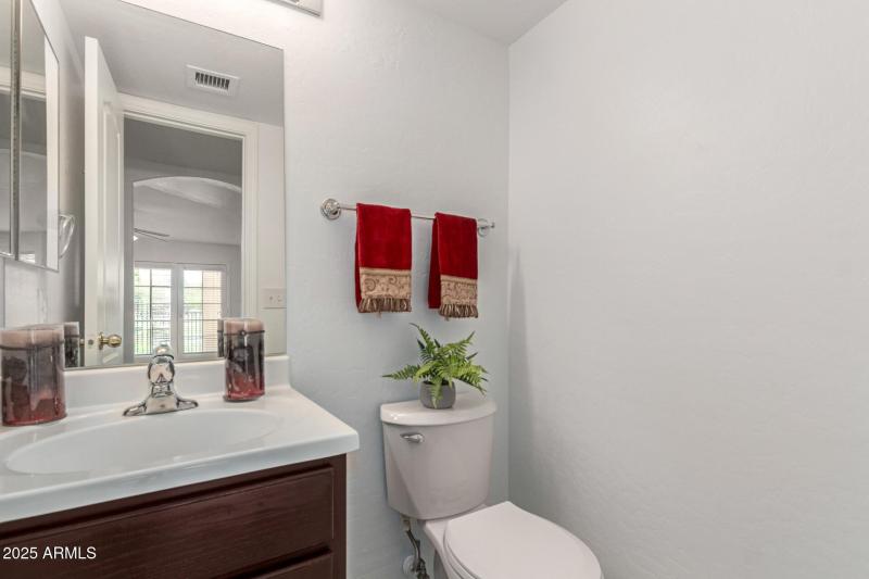 Stylish Half Bath on Main Floor