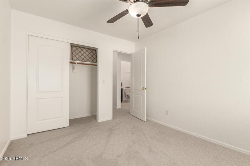 Guest Room with Closet Storage