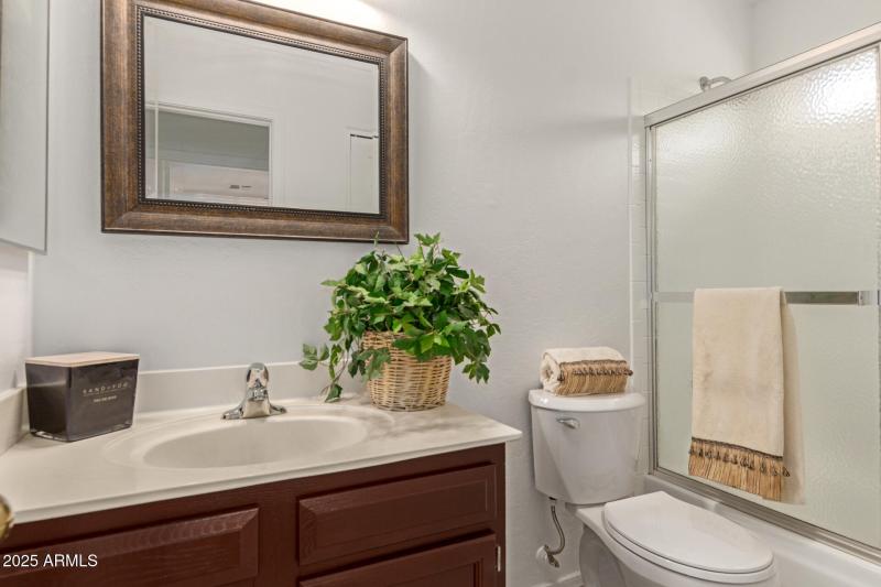 Guest Bath with Sleek Vanity
