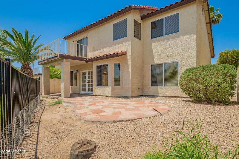 Backyard with Golf Views