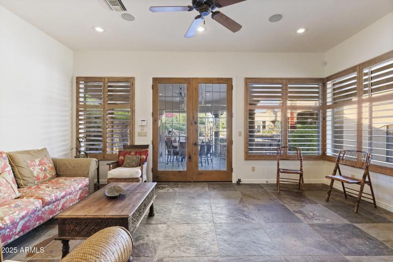 Guest House Living and Kitchen