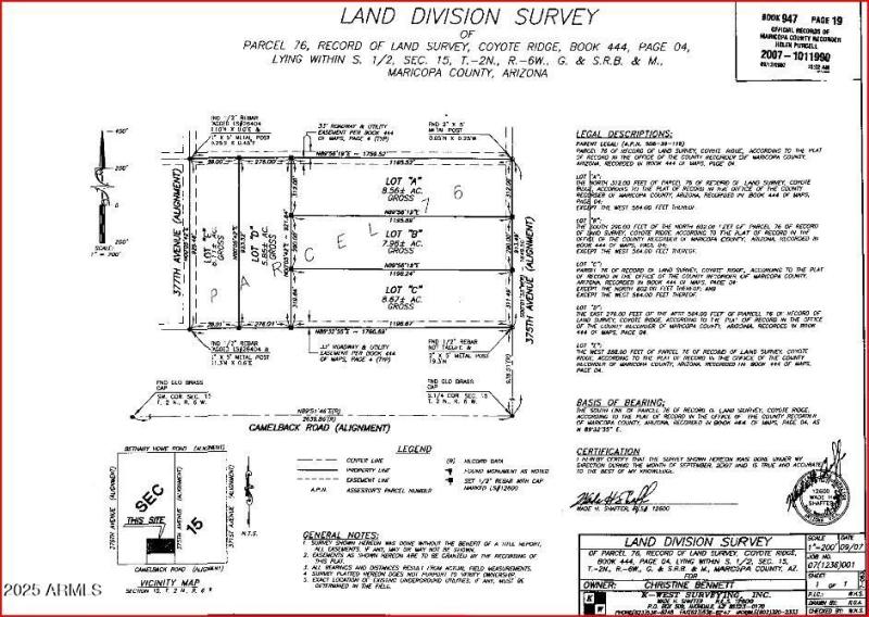Lot Split Survey