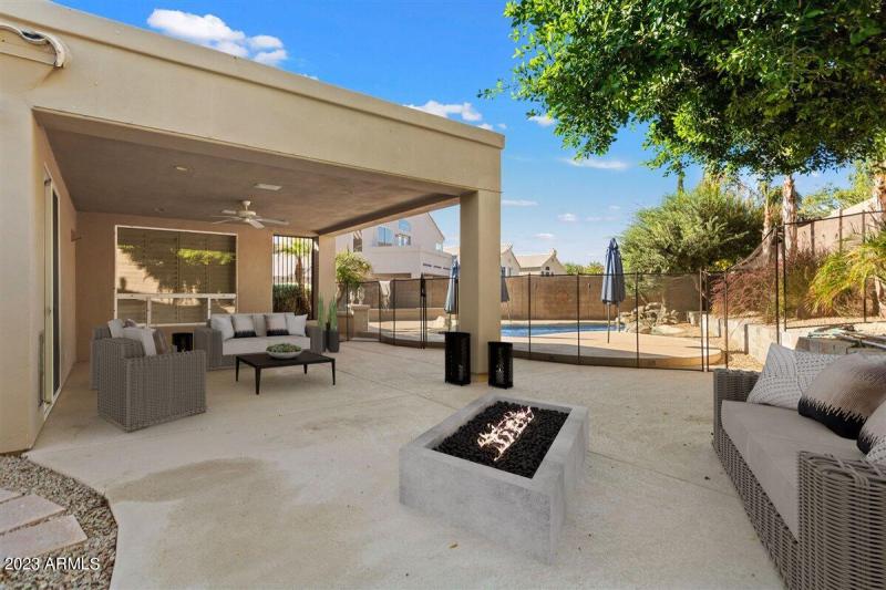 Patio Virtually Staged