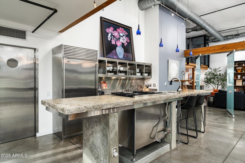 Stone and Steel Kitchen