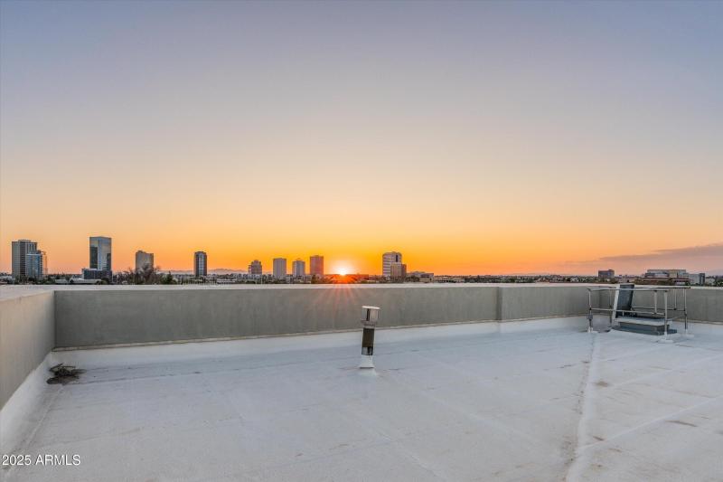 Sunset from Rooftop Deck