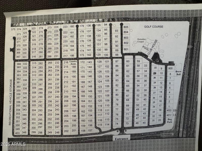 2650 W Union Hills Map