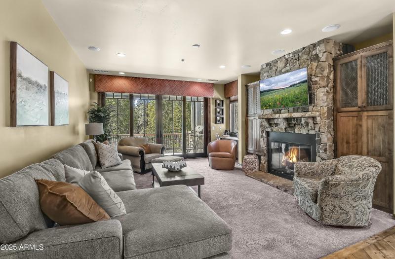 living room from kitchen