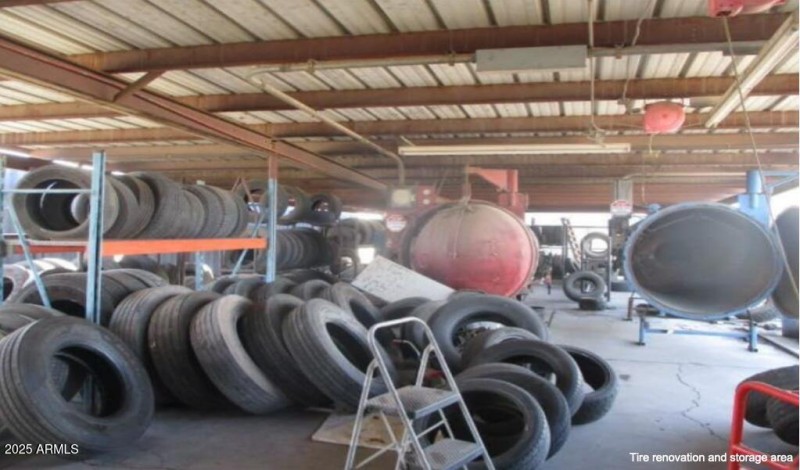 Tire Renovation & Storage Area