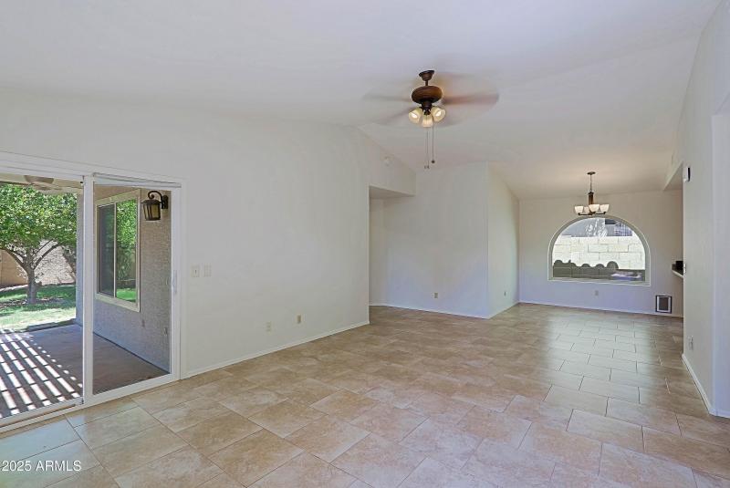 Arcadia door to backyard