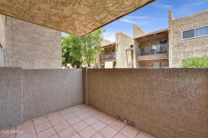 Covered Patio from Dining Area